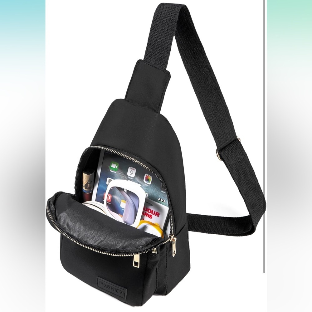 Crossbody black sling bag - Picture 7 of 8